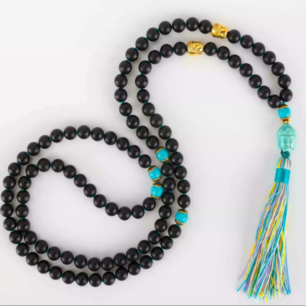 Onyx Buddha Meditation Mala